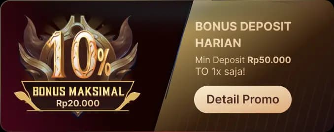 BONUS DEPOSIT HARIAN β TO 1X!